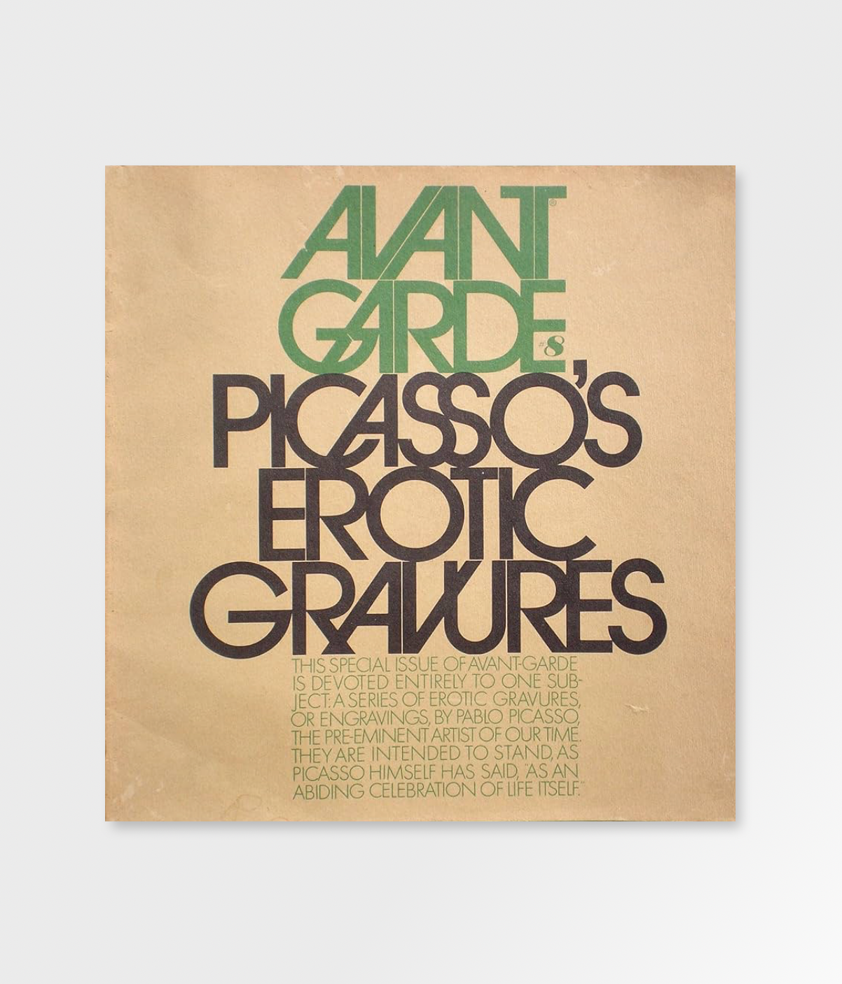 Picasso's Erotic Gravures