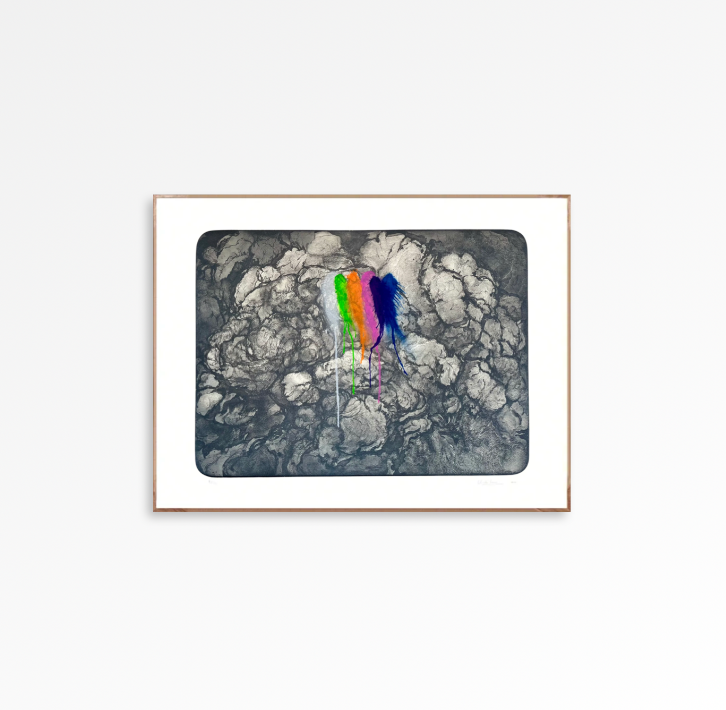 paint on herbicide Thu Van Tran Rainbow Herbicides - Hand-Signed Limited Edition Lithograph