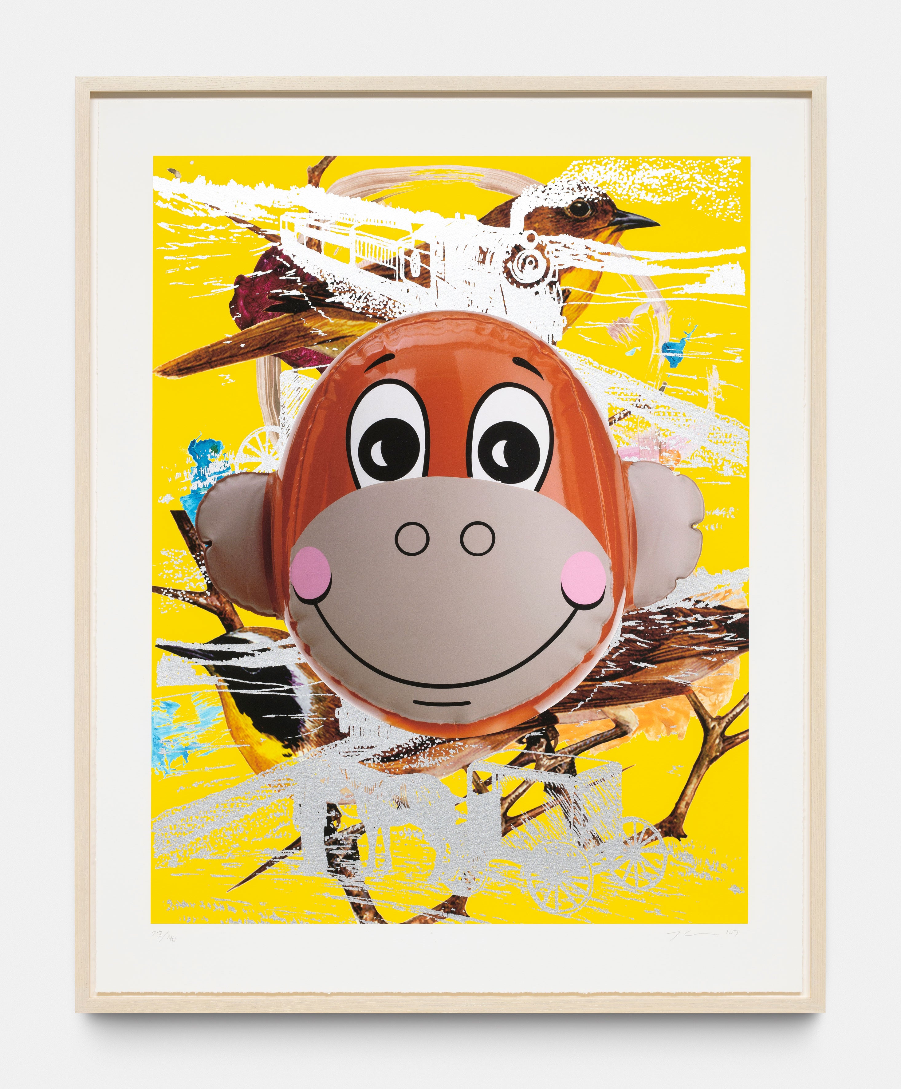 Jeff Koons Monkey Train (Birds) - Hand-Signed Limited Edition