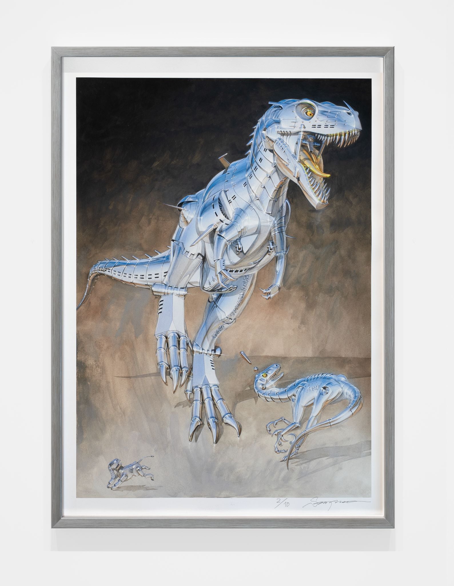 空山基 Hajime Sorayama × 2G DINOSAUR POSTER s-l400.jpg