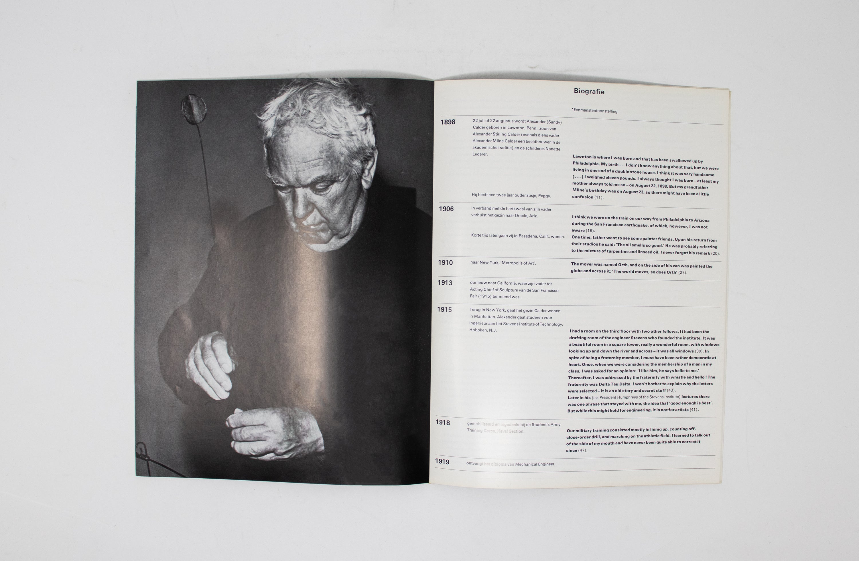 Calder Exhibition Catalogue