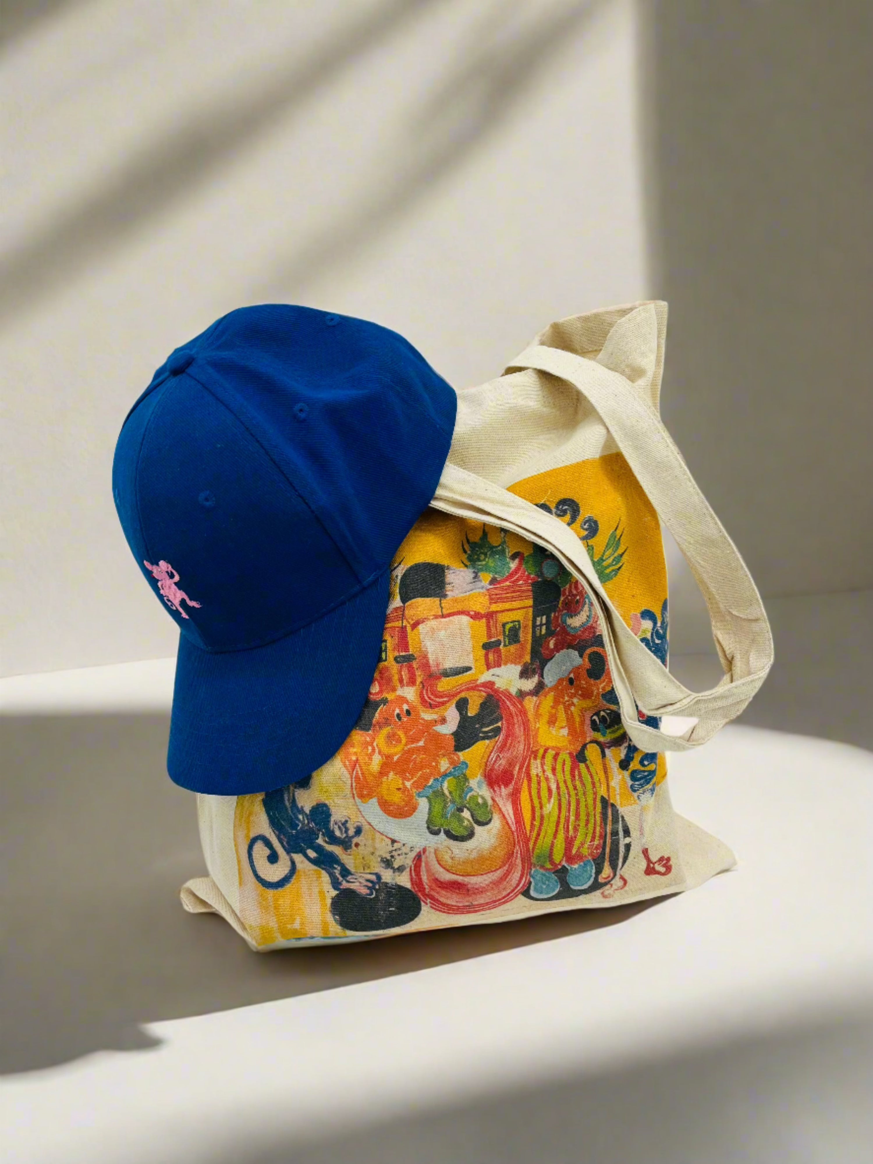 Set of tote bag and cap - Bozó