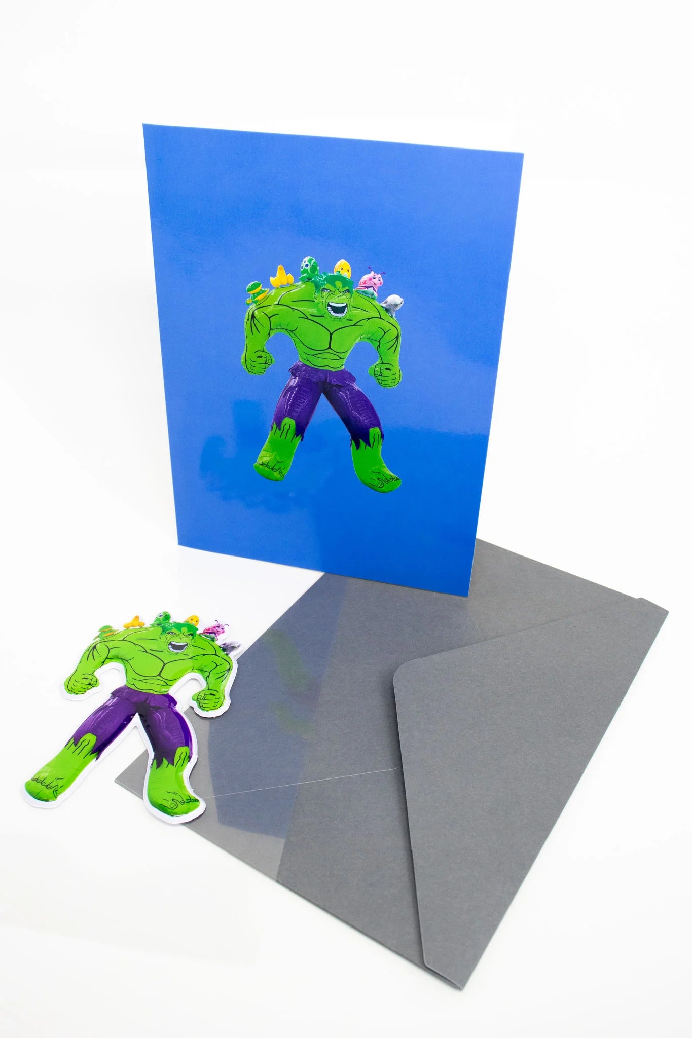 Hulk (Friends) - Puffy Sticker Card
