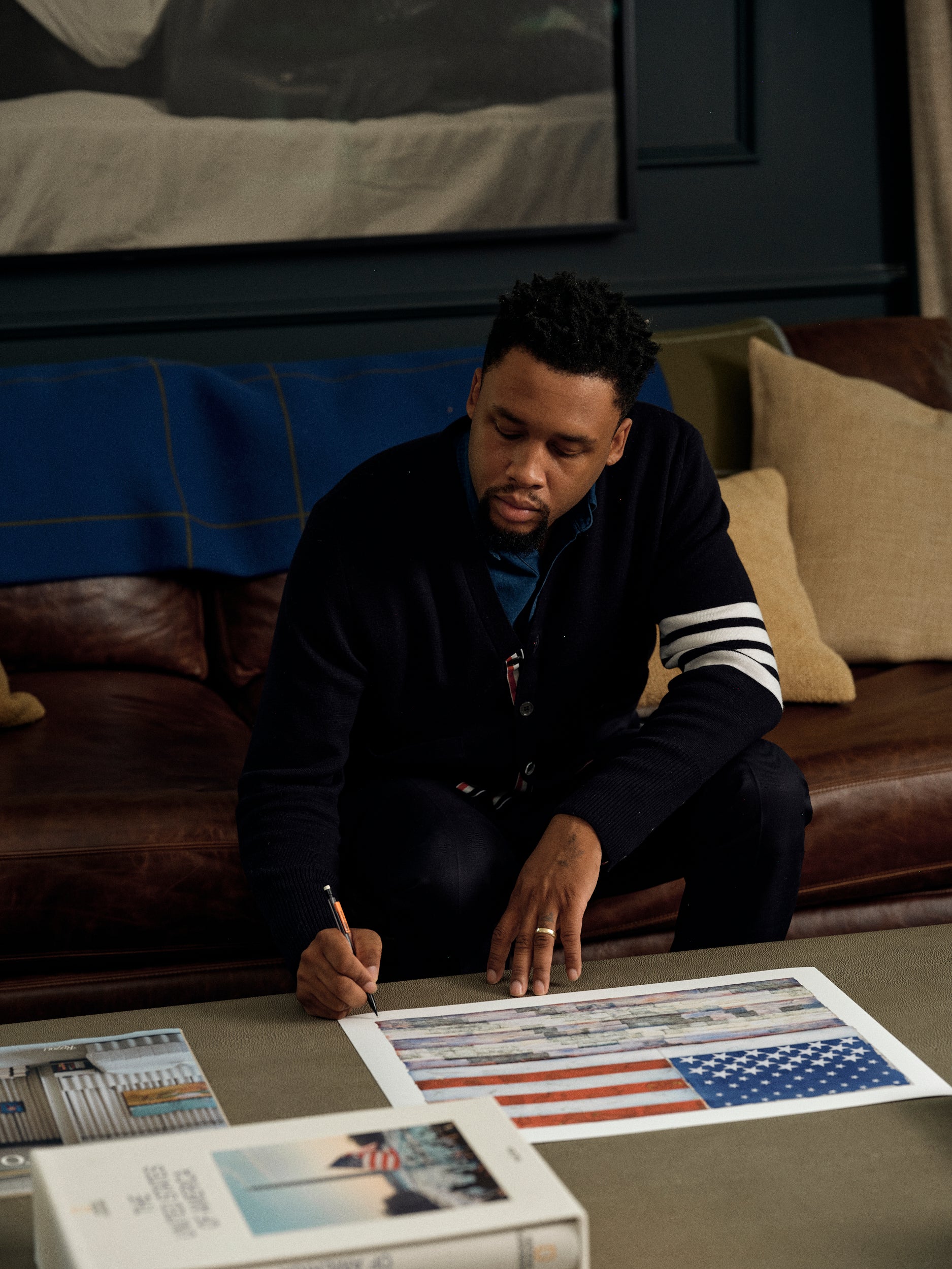 America (Redacted No. 4) Vaughn Spann Print