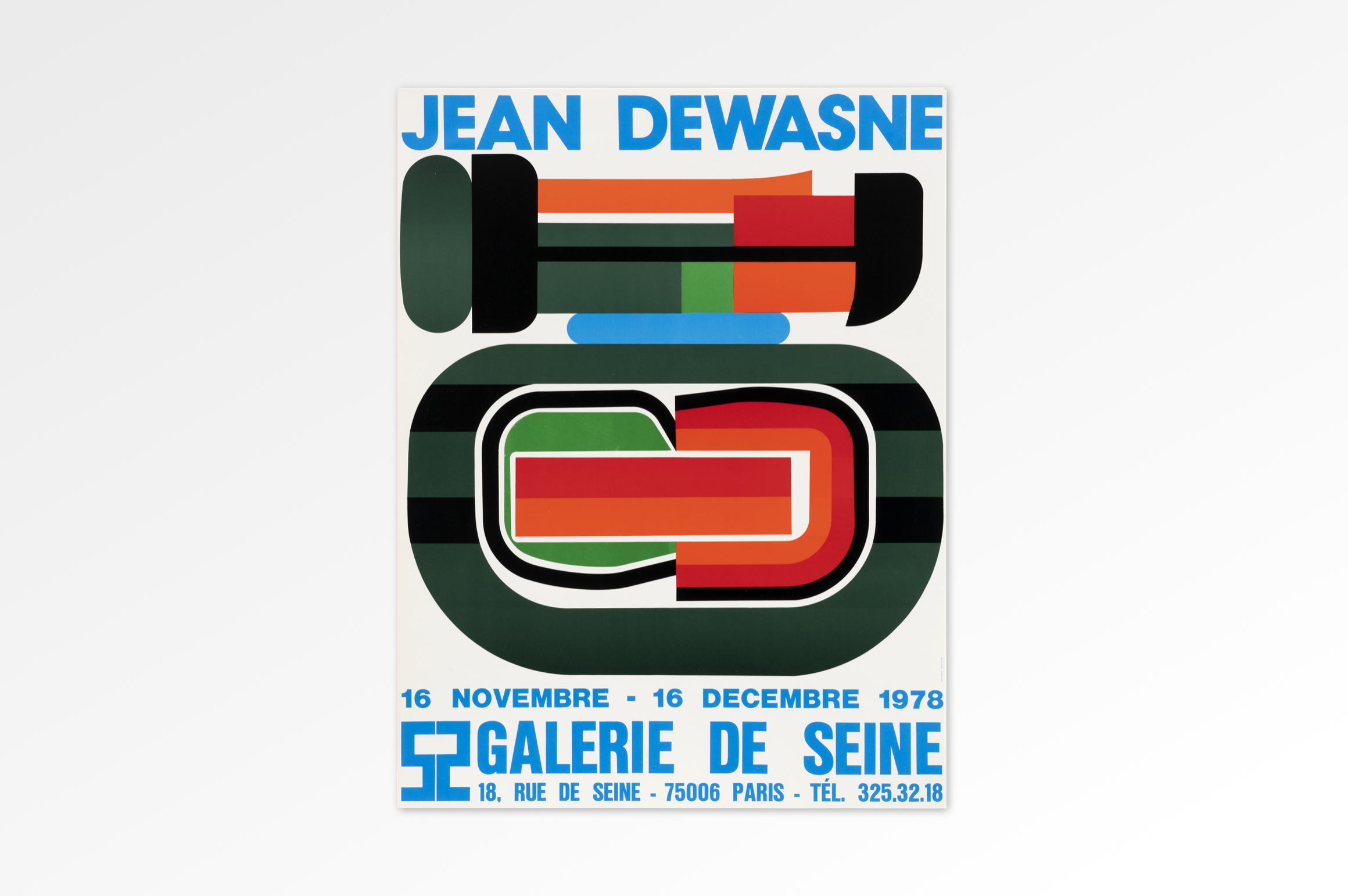 Poster "Galerie de Seine" Jean Dewasne Print