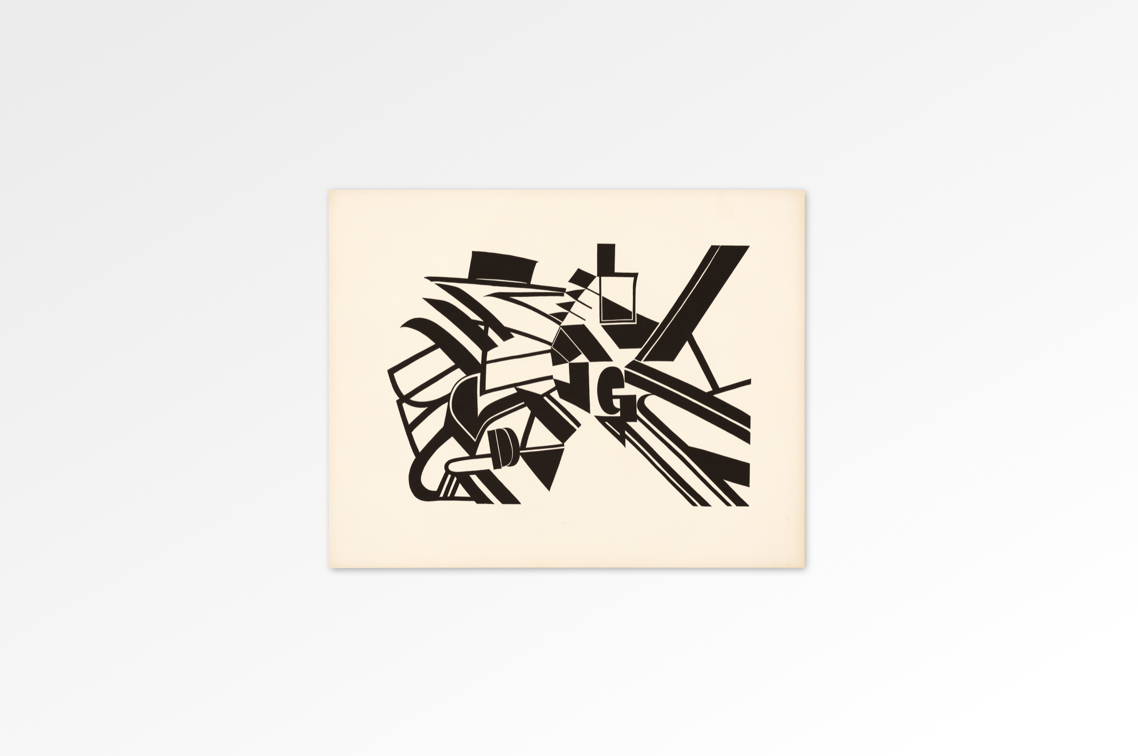 Composition Jean Dewasne Print