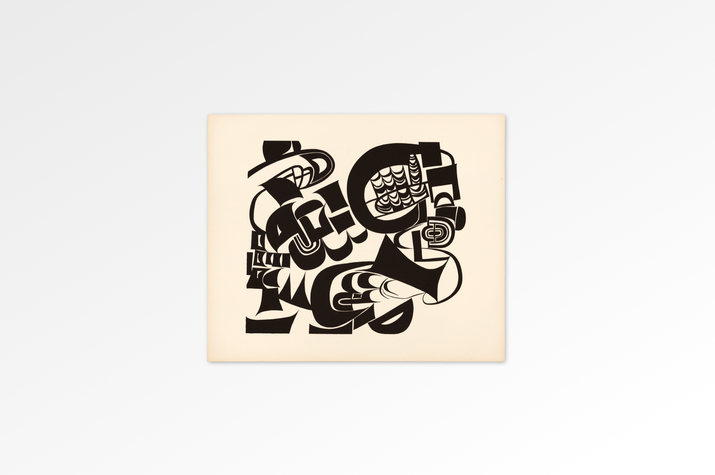 Composition Jean Dewasne Print