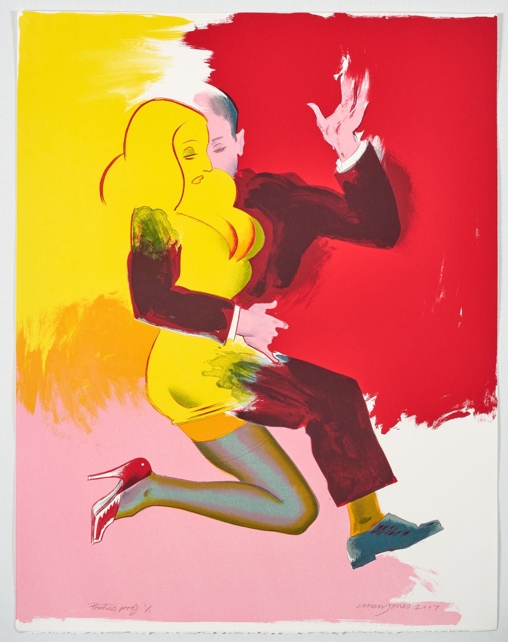 Allen Jones Jump (Between the Sheets series) - Hand-Signed Limited