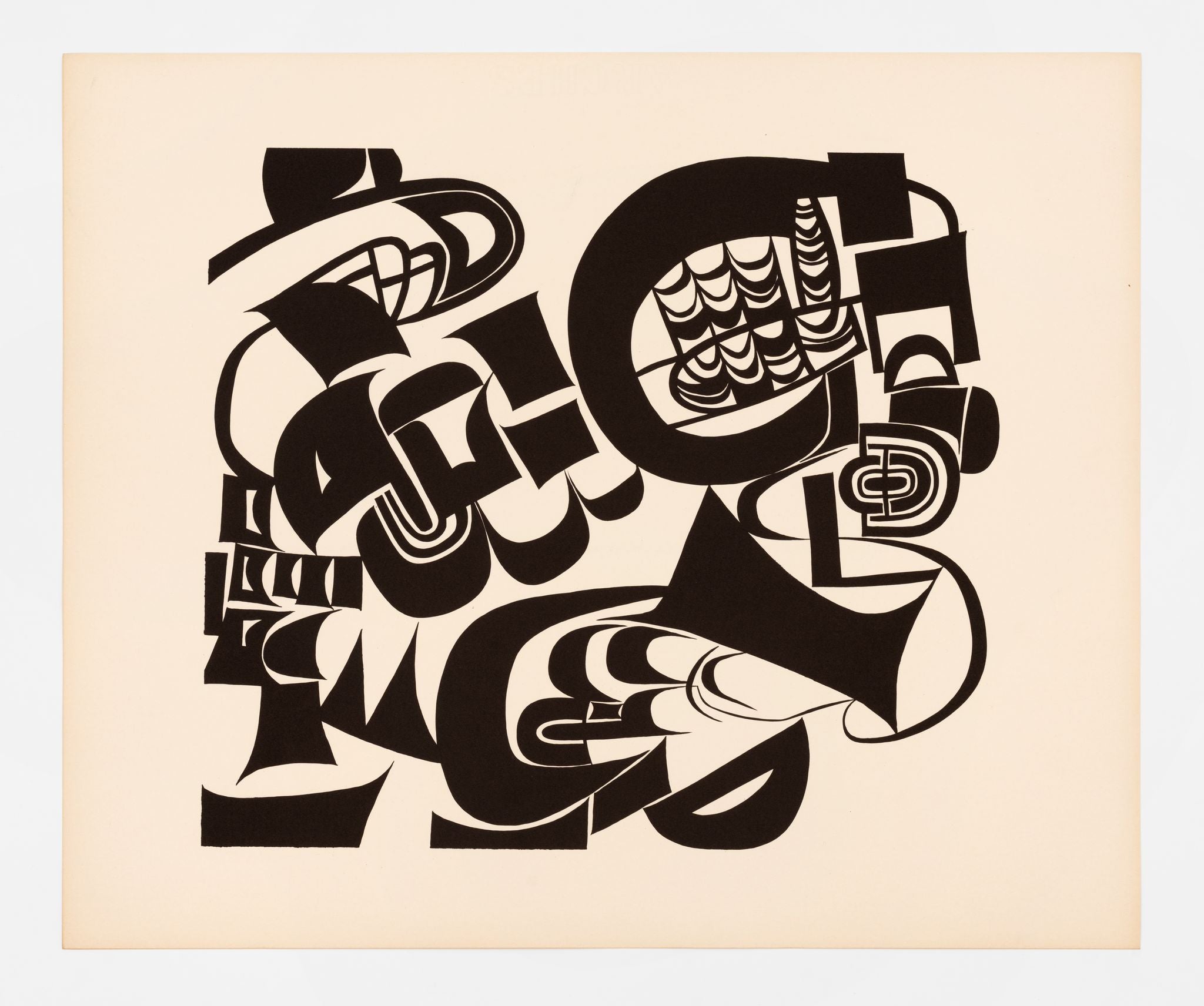 Composition Jean Dewasne Print