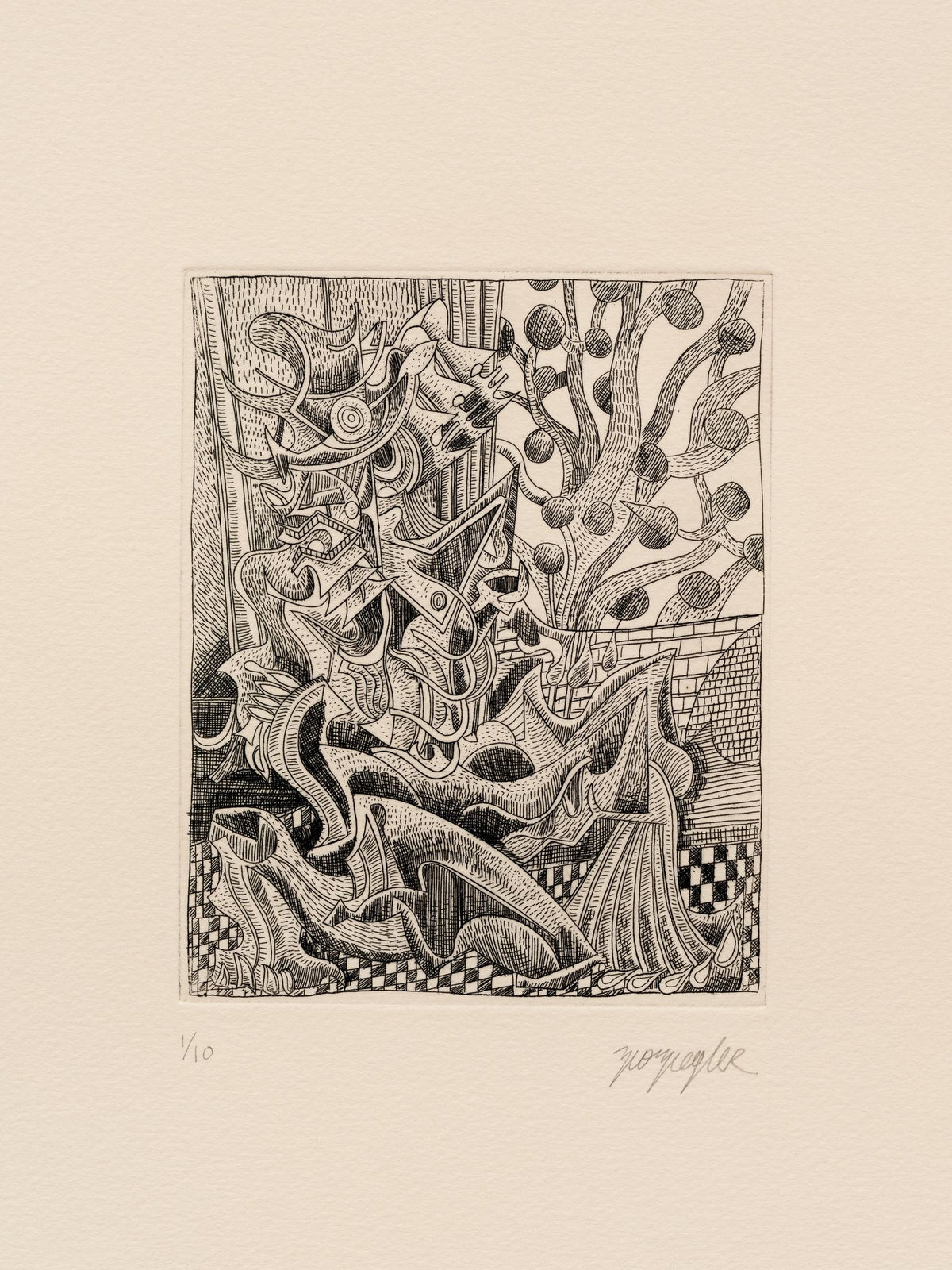 Form In The Garden Zio Ziegler Print