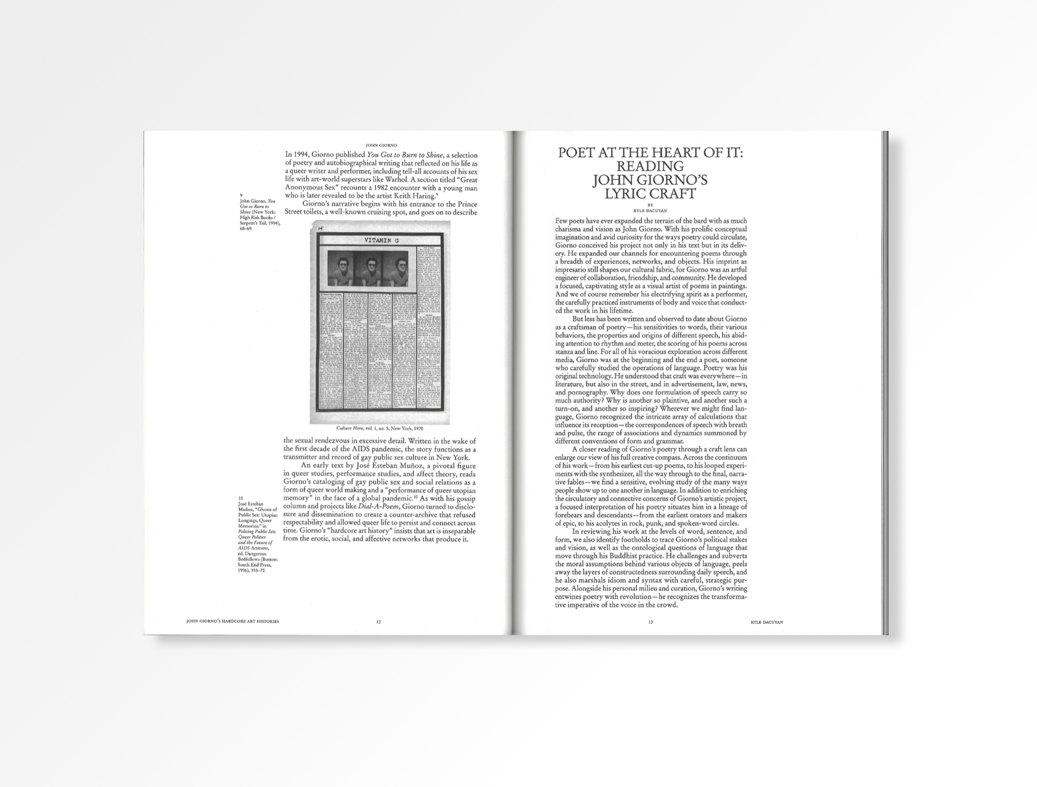 John Giorno: The Performative Word John Giorno Books