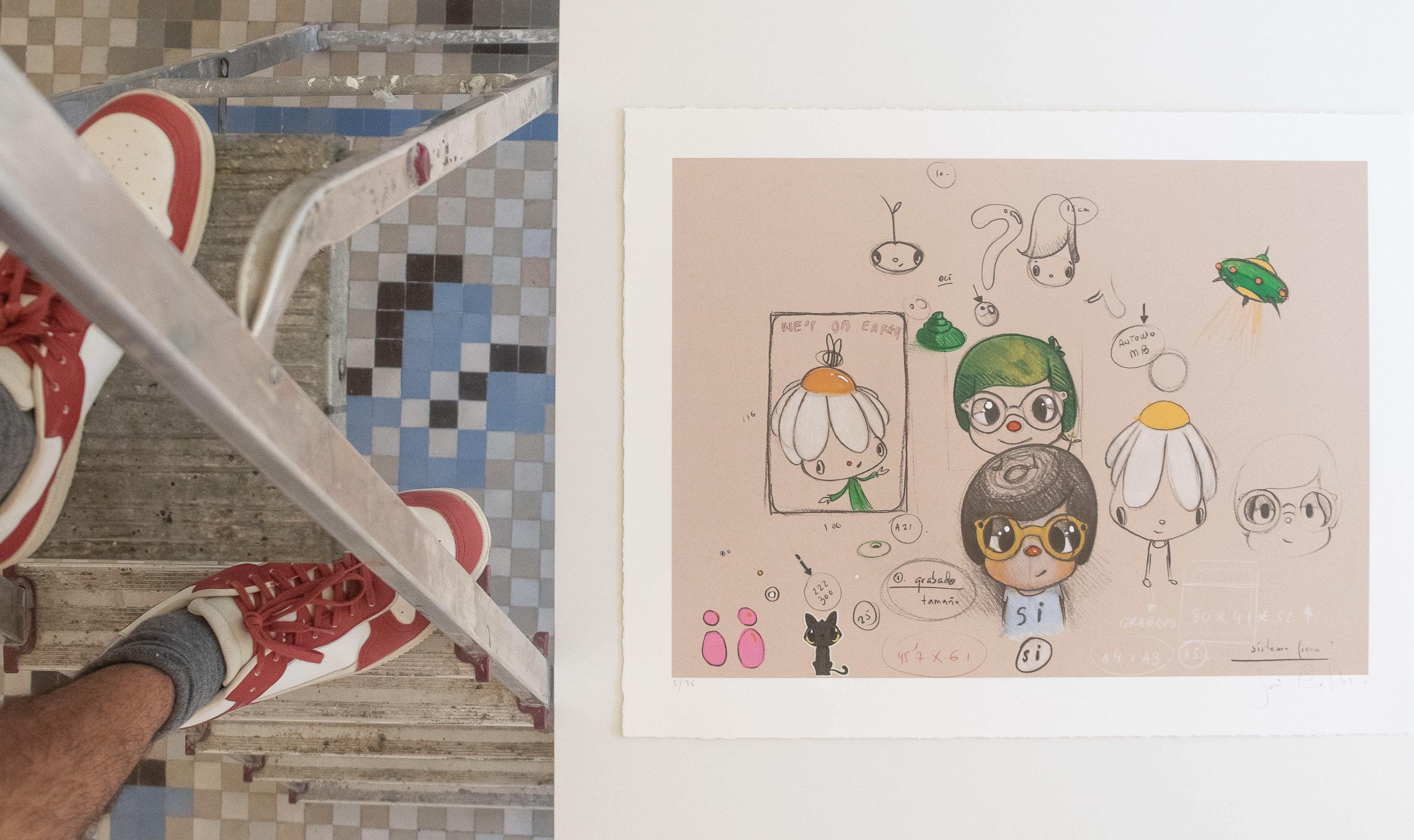 Javier Calleja Si - Hand-Signed Limited Edition Serigraph | Almine