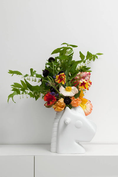 Jeff Koons Split-Rocker Vase - Limited Edition Porcelain | Almine