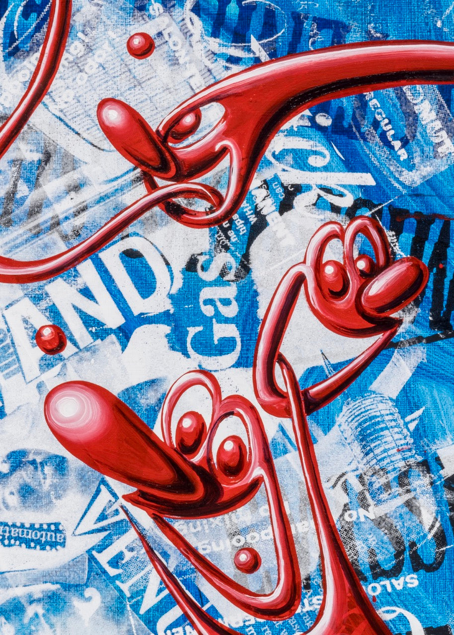 Quaz Roodt Kenny Scharf QUAZ - Hand-Signed Limited Edition Print | Almine Rech ...