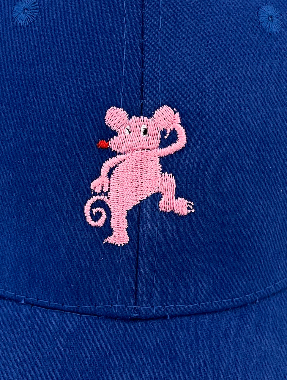 Pink Mouse with Hearing Problems - Cap