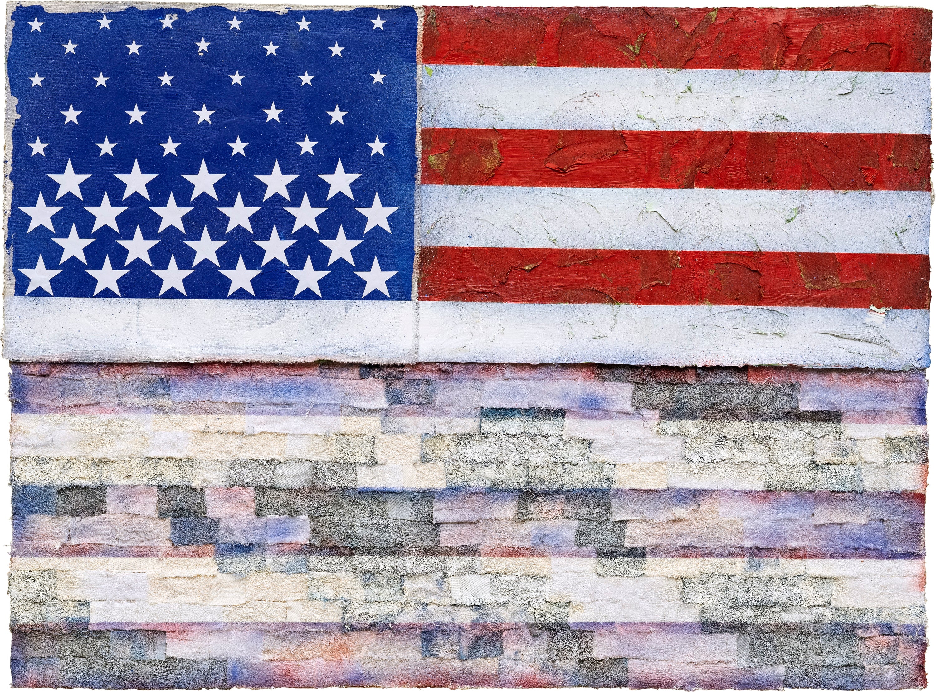 America (Redacted No. 4) Vaughn Spann Print