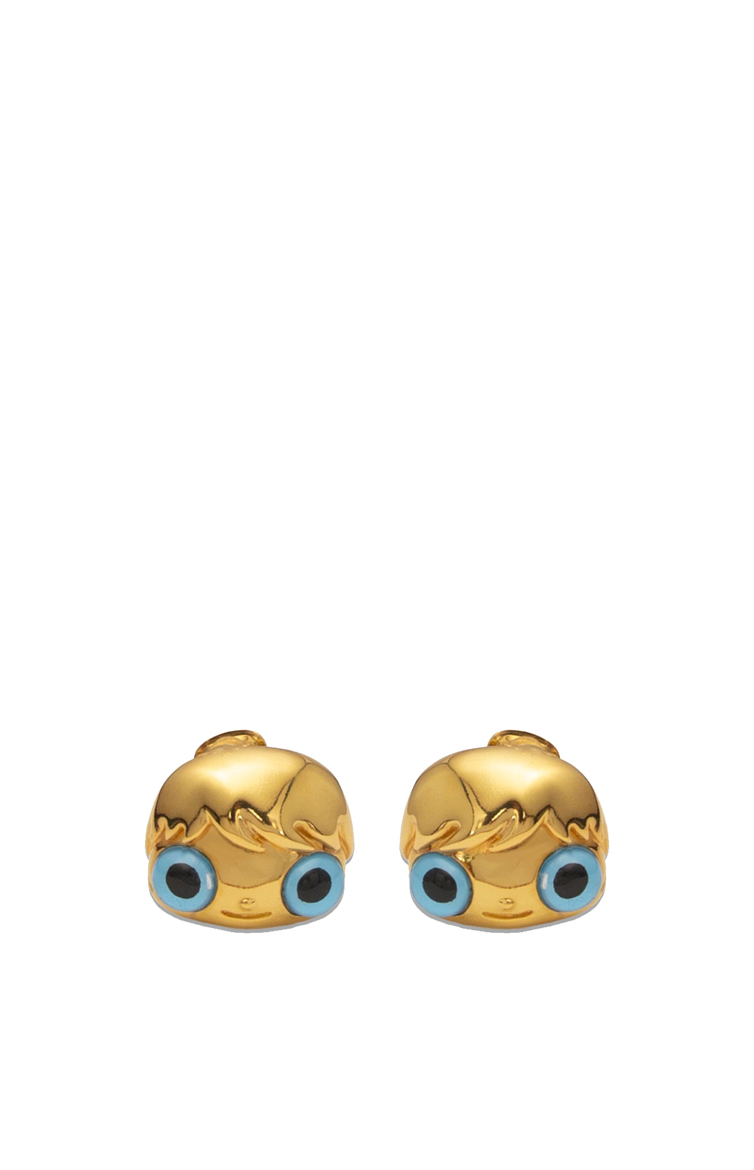 Head Earrings (blue eyes)