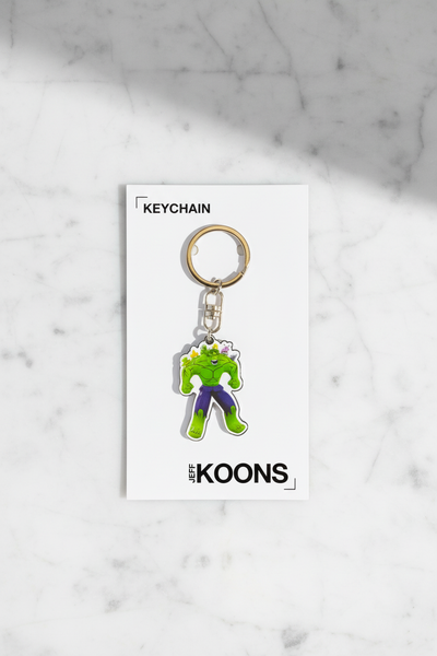 Jeff Koons Hulk (Friends) Key Chain - Limited Edition Collectible