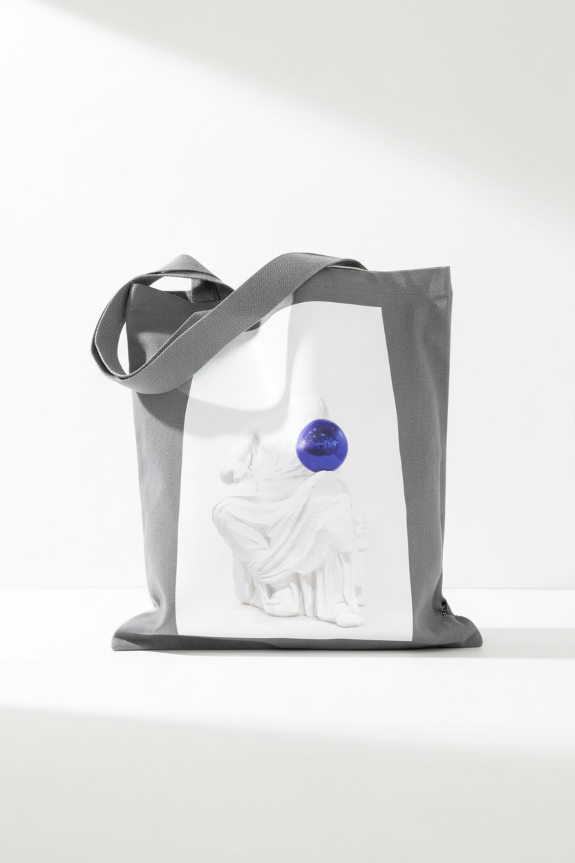 Light minimal elegant tote bag