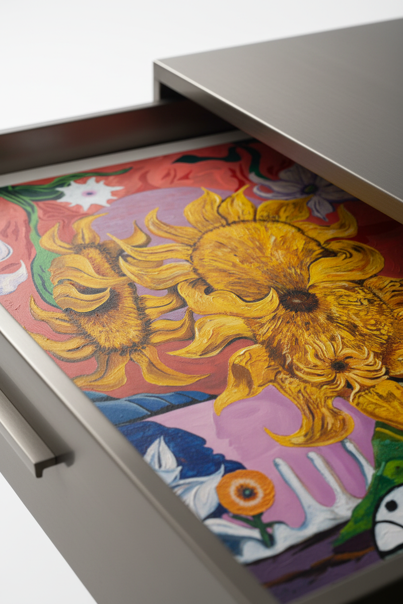 Print in metallic cabinet - Version 3