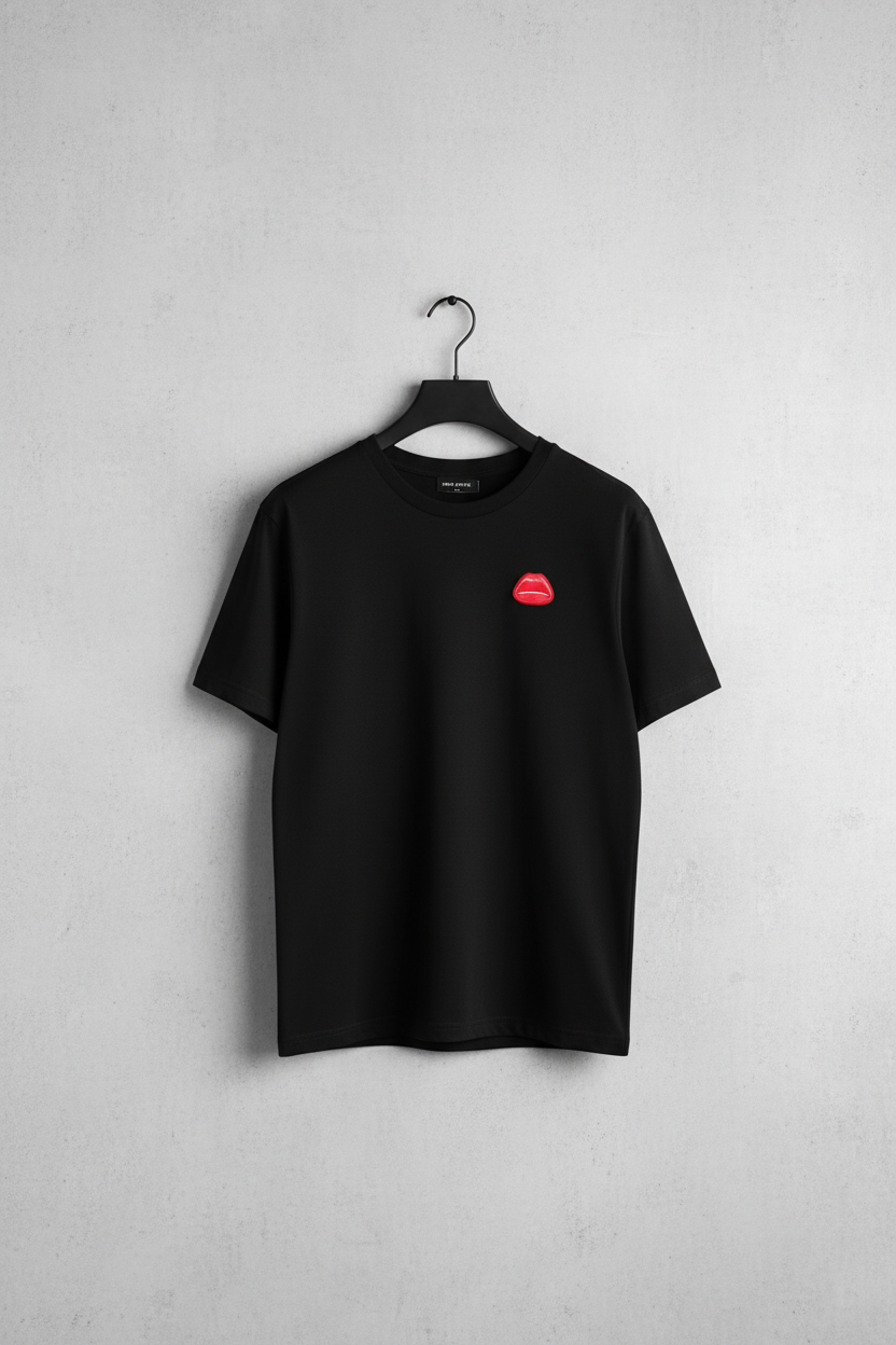 T-shirt noir lumineux